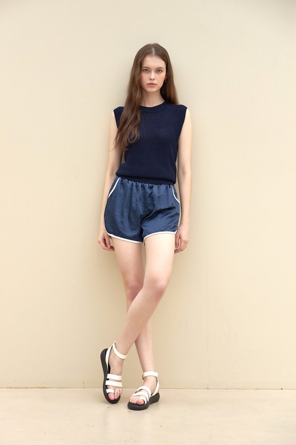 Adele Knit Top_Navy